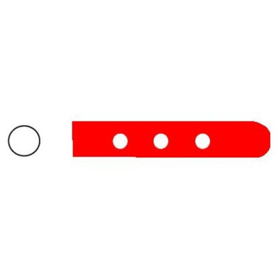 Protector Instrument Tip SklarTip Polyethylene 25x3mm Red 100/Pk